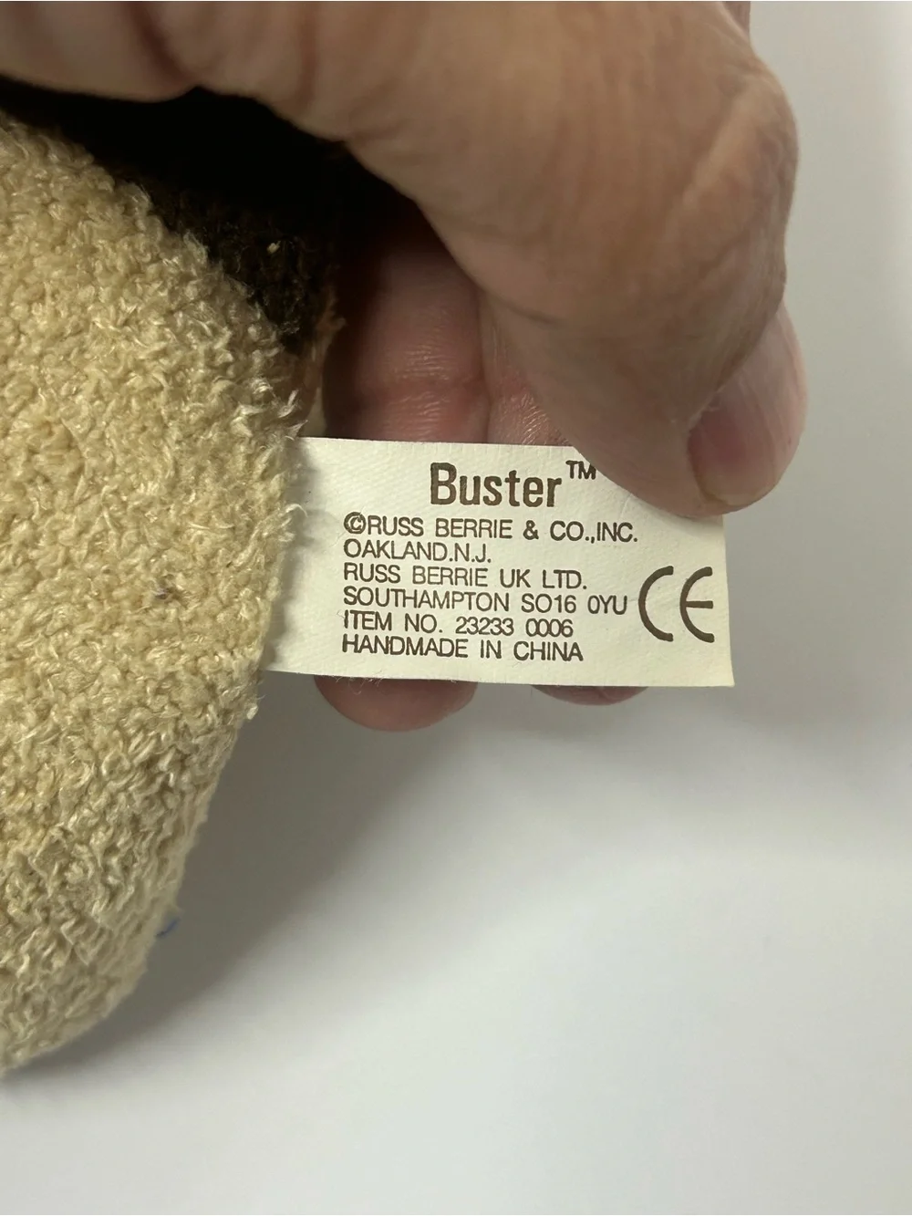 Russ Berrie Buster Luv‎ Pets Plush Dog Stuffed Animal Bean Bag 5